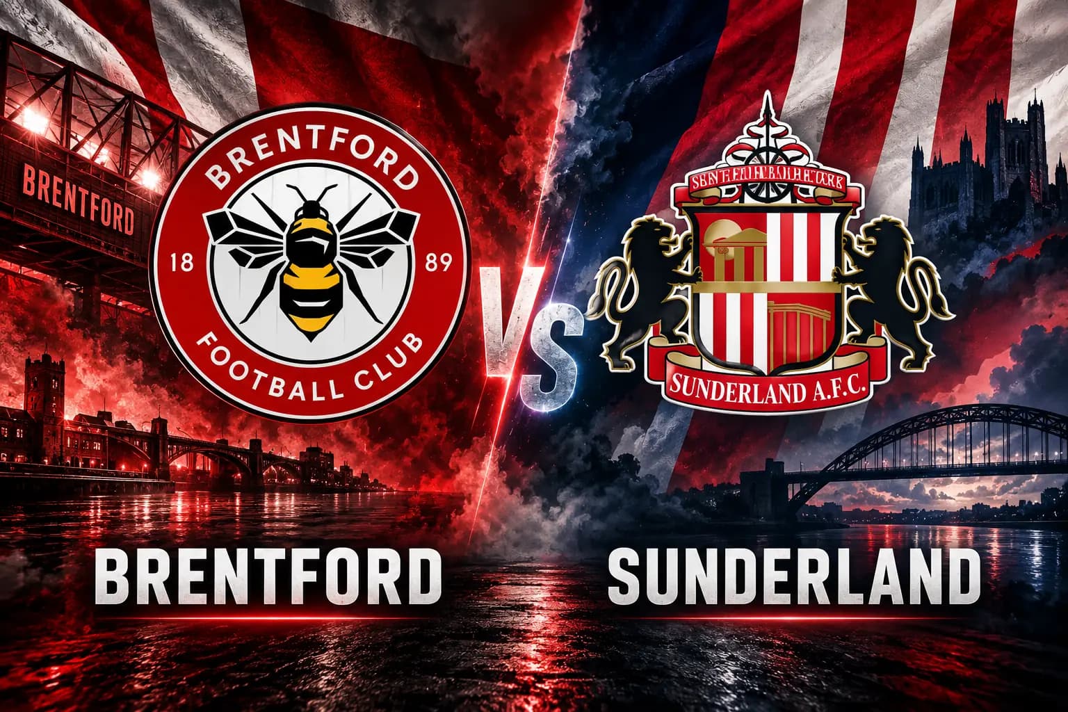Brentford prepare to host Sunderland in their Premier League match at the Gtech Community Stadium.